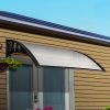 DIY Window Door Awning Cover – 1×2 m, Transparent