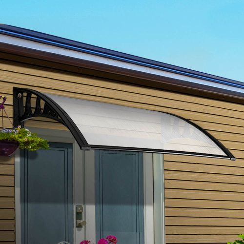 DIY Window Door Awning Cover – 1×2 m, Transparent