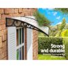DIY Window Door Awning Cover – 1×2.4 m, Transparent