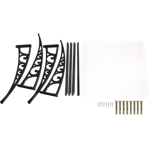 DIY Window Door Awning Cover – 1×3 m, Transparent