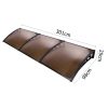 DIY Window Door Awning Cover – 1×3 m, Brown