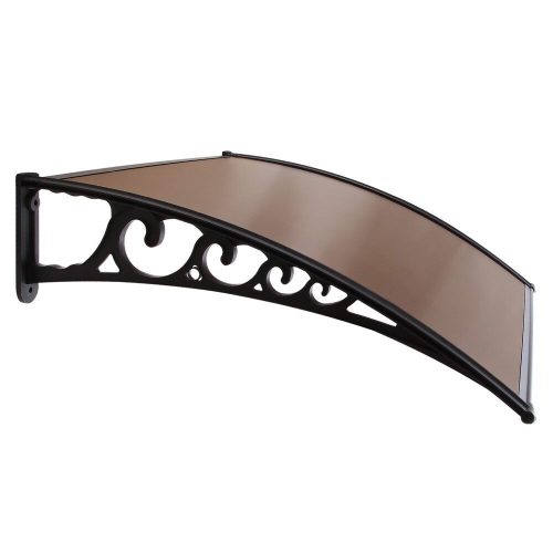 DIY Window Door Awning Cover – 1×3 m, Brown