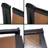 DIY Window Door Awning Cover – 1×3 m, Brown