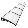 DIY Window Door Awning Cover – 1×4 m, Transparent