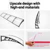 DIY Window Door Awning Cover – 1×4 m, Transparent