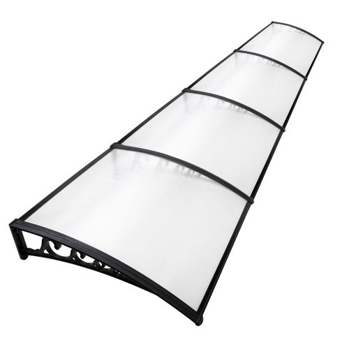 DIY Window Door Awning Cover – 1×4 m, Transparent