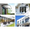DIY Window Door Awning Cover – 1×6 m, Transparent