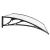 DIY Window Door Awning Shade – 1×2 m, Transparent