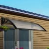DIY Window Door Awning Shade – 1×2 m, Transparent