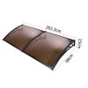 DIY Window Door Awning Shade – 1×2 m, Brown