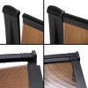 DIY Window Door Awning Shade – 1×2 m, Brown