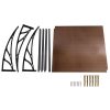 DIY Window Door Awning Shade – 1×2 m, Brown