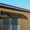 DIY Window Door Awning Shade – 1×2 m, Brown