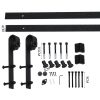 Antique Classic Style Barn Door Hardware Track Roller Kit – 1.83 M, Single Sliding