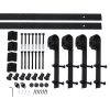 Antique Classic Style Barn Door Hardware Track Roller Kit – 2.44 M, Double Sliding