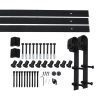 Antique Classic Style Barn Door Hardware Track Roller Kit – 4 M, Single Sliding