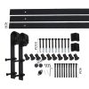 Antique Classic Style Barn Door Hardware Track Roller Kit – 4 M, Single Sliding