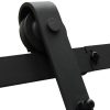 Antique Classic Style Barn Door Hardware Track Roller Kit – 4 M, Single Sliding