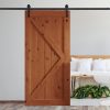 Antique Classic Style Barn Door Hardware Track Roller Kit – 4 M, Single Sliding