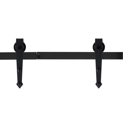 Sliding Barn Door Hardware Track Roller Kit Antique Classic – 4 M, Single Sliding