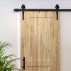 Sliding Barn Door Hardware Track Roller Kit Antique Classic – 4 M, Single Sliding