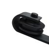 Sliding Barn Door Hardware Track Roller Kit Antique Classic – 4 M, Single Sliding