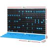 54 Storage Bin Rack Wall Mounted Tools