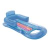 Pool Float Inflatable Lounge Seat Pillow Bed Cup Holder