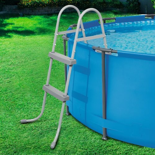 Pool Ladder 84cm 2 Step Above Ground Swimming Pools Removable Steps Stairs