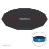 Pool Cover Fits 3.66m/12ft Round Swimming Pool PVC Blanket 3.7m