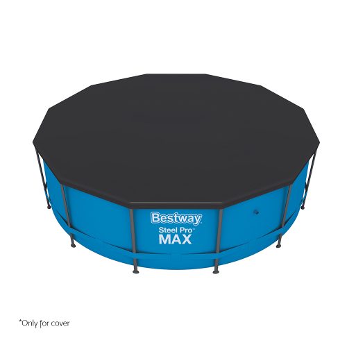 Pool Cover Fits 3.66m/12ft Round Swimming Pool PVC Blanket 3.7m