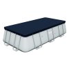 Pool Cover Fits 4.12×2.01m Above Ground Swimming Pool PVC Blanket