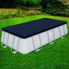 Pool Cover Fits 4.12×2.01m Above Ground Swimming Pool PVC Blanket