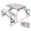 Camping Table Folding Aluminum Portable Outdoor Picnic 85CM