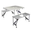 Camping Table Folding Aluminum Portable Outdoor Picnic 85CM