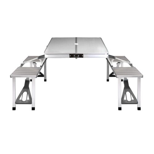 Camping Table Folding Aluminum Portable Outdoor Picnic 85CM