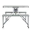 Camping Table Folding Aluminum Portable Outdoor Picnic 85CM