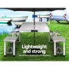 Camping Table Folding Aluminum Portable Outdoor Picnic 85CM