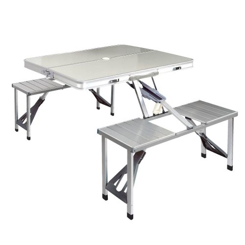 Camping Table Folding Aluminum Portable Outdoor Picnic 85CM
