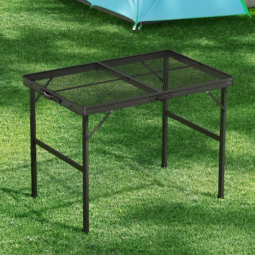 Folding Camping Table 90cm Desk Portable Outdoor Picnic Garden BBQ