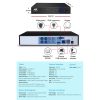 CCTV Security System 4CH DVR 1080P 4 Camera Sets – Not Included