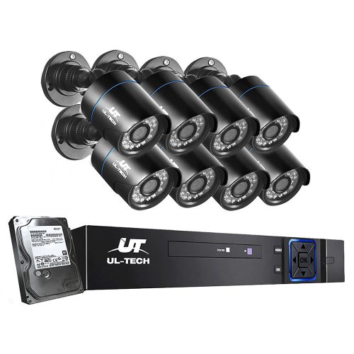 CCTV Security System 8CH DVR 1080P Camera Sets