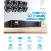 CCTV Security System 8CH DVR 1080P Camera Sets