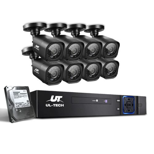 CCTV Security System 8CH DVR 1080P Camera Sets