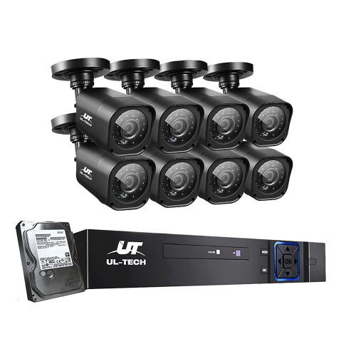 CCTV Security System 8CH DVR 1080P Camera Sets