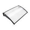 DIY Window Door Awning Cover – 1×6 m, Brown