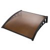 DIY Window Door Awning Cover – 1×1.2 m, Transparent