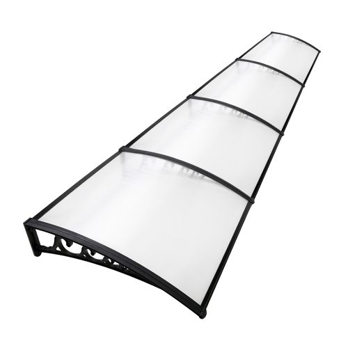 DIY Window Door Awning Cover – 1×2 m, Transparent