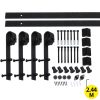 Antique Classic Style Barn Door Hardware Track Roller Kit – 4 M, Single Sliding