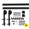 Antique Classic Style Barn Door Hardware Track Roller Kit – 4 M, Single Sliding